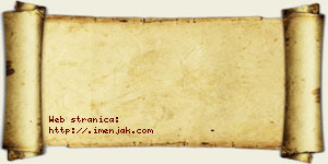 Mia Miljković vizit kartica